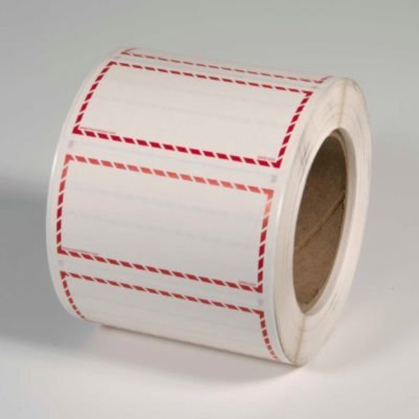 Top Tape And Label INCOM¬Æ GHS1204 GHS Blank Thermal Transfer Label, Red Border, 4" x 2", 1,000/Roll GHS¬†1204.00